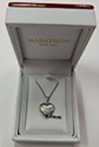 Marathon Sterling Silver Heart Locket