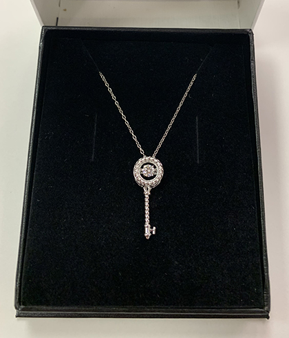 Image for Reign Sterling Silver 18” “Shiver” Key Necklace