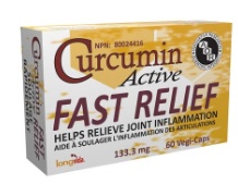 AOR Curcumin Active Fast Relief - 60 vegi caps