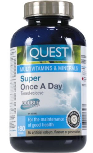 Purity Life - Quest Super Once a Day Multivitamin 180 Tabs