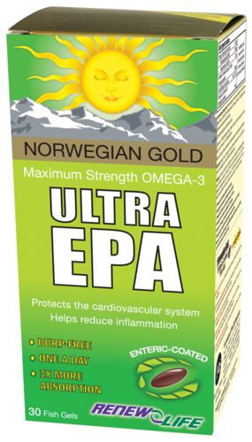Renew Life - Norwegian Gold Ultra EPA (30 Fish Gels)