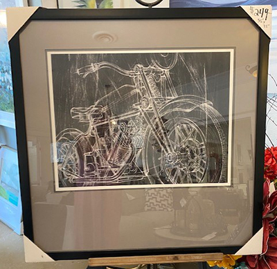 Motorcycle Framed Print