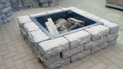 Sun Media Auctions Item Rosetta Belvedere Fire Pit Kit